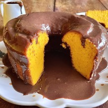 Bolo de cenoura de liquidificador