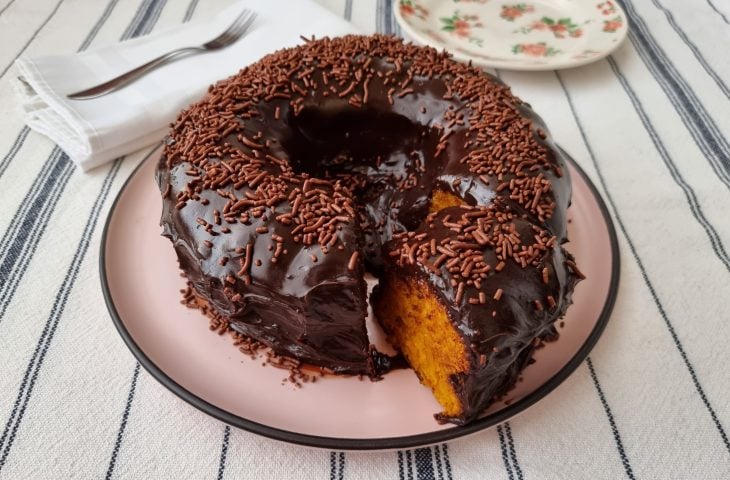 Bolo de cenoura fofinho