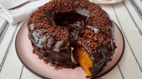 Bolo de cenoura fofinho