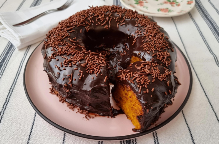 Bolo de cenoura fofinho