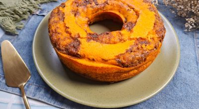 Bolo de cenoura fofinho no liquidificador