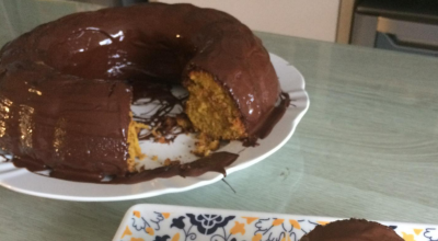 Bolo de cenoura integral