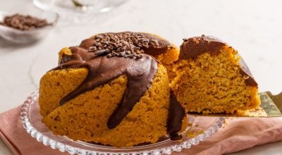 Bolo de cenoura sem açúcar