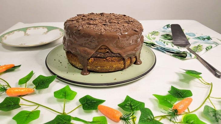 Bolo de cenoura super-recheado - Passo a Passo