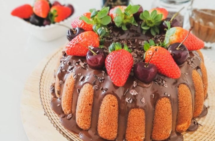 Bolo de chocolate com Baileys