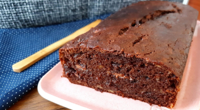 Bolo de chocolate com banana fácil