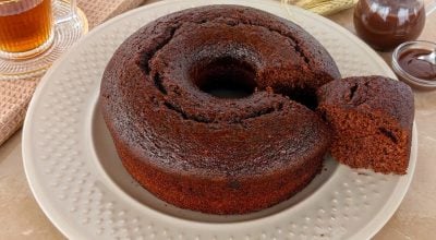 Bolo de chocolate com farinha de arroz