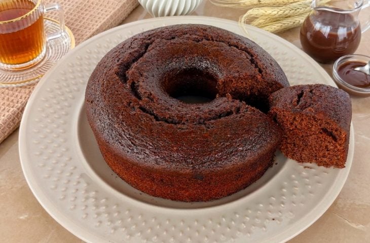 Bolo de chocolate com farinha de arroz