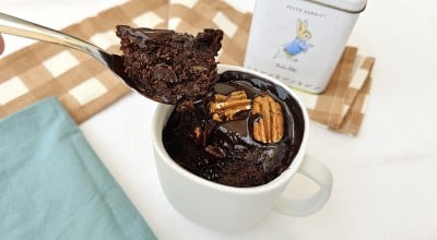 Bolo de chocolate de caneca sem farinha