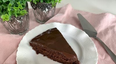 Bolo de chocolate de frigideira