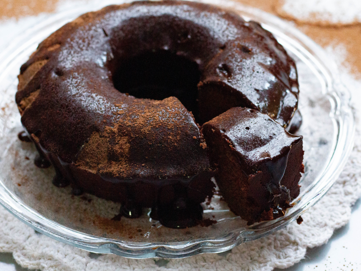Bolo de chocolate fit