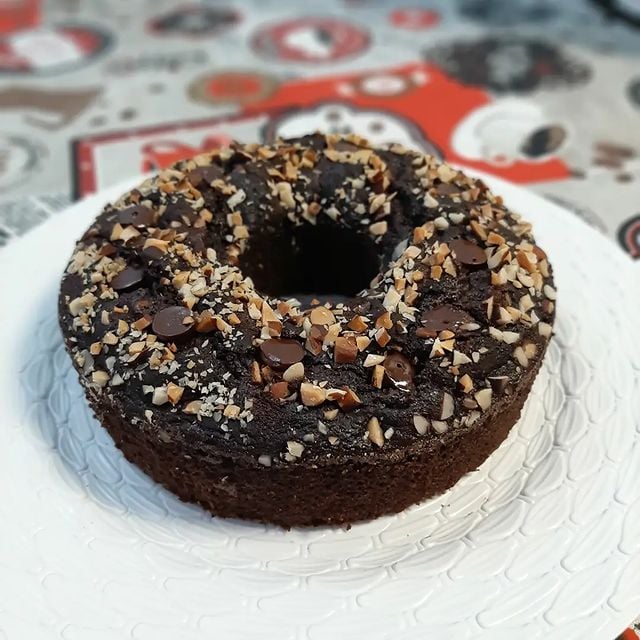 Bolo de chocolate integral