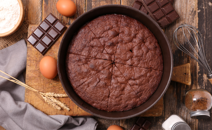 Bolo de chocolate low carb