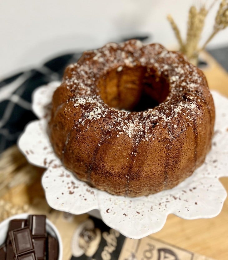 Bolo de chocolate saudável