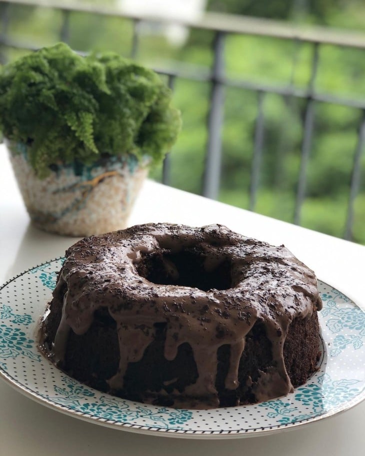 Bolo de chocolate sem glúten