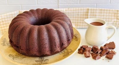 Bolo de chocolate sem leite