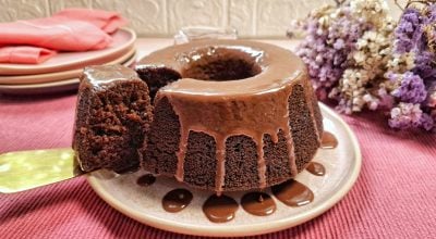 Bolo de chocolate sem ovo