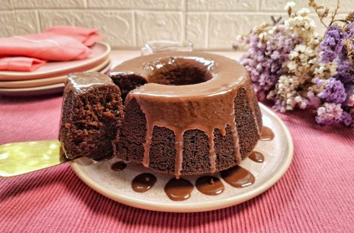 Bolo de chocolate sem ovo