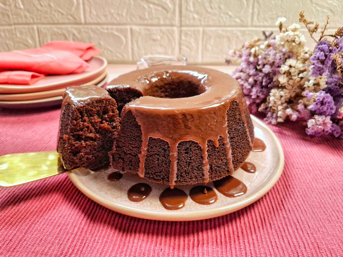 Bolo de chocolate sem ovo
