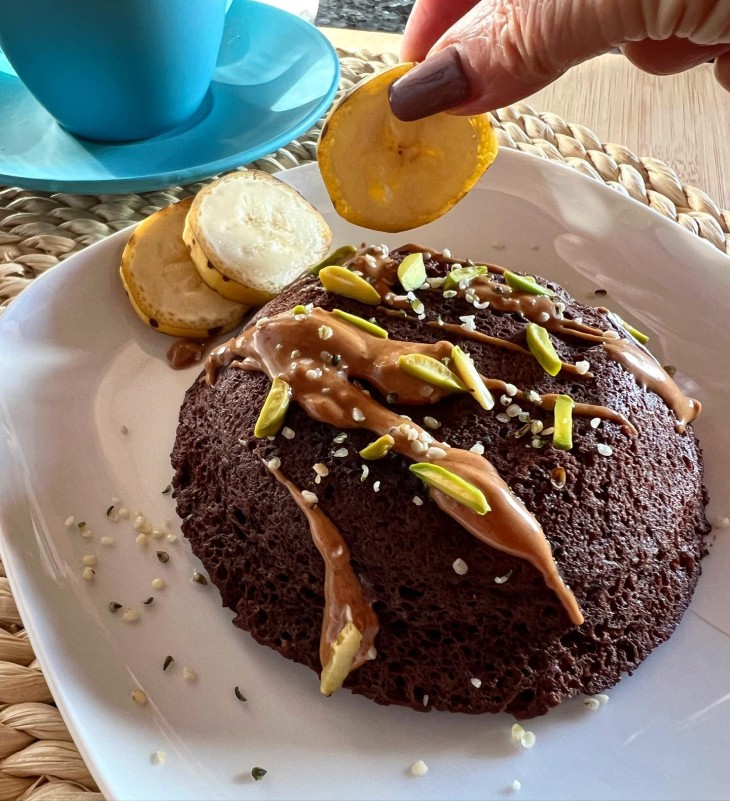 Bolo de chocolate zero açúcar sem glúten