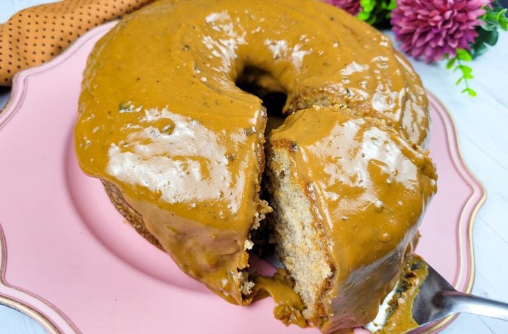 Bolo de churros fácil de liquidificador