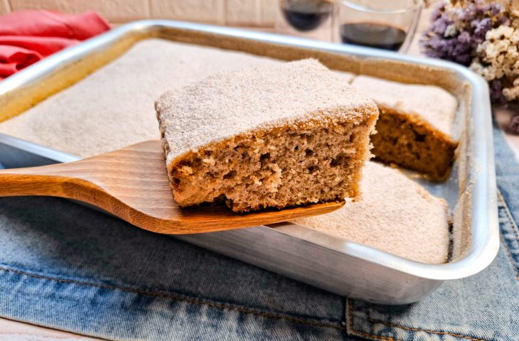 Bolo de churros simples