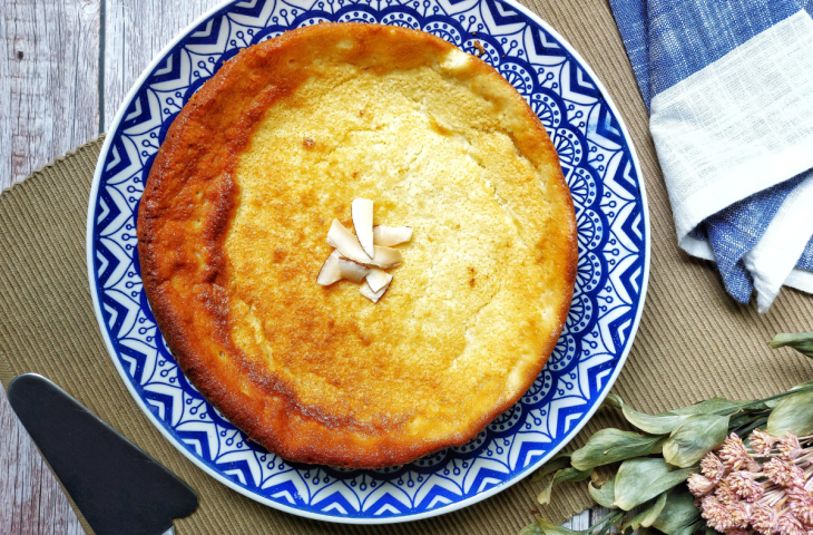 Bolo de coco cremoso