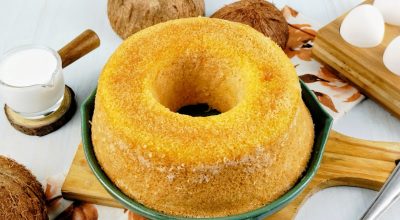 Bolo de coco fit