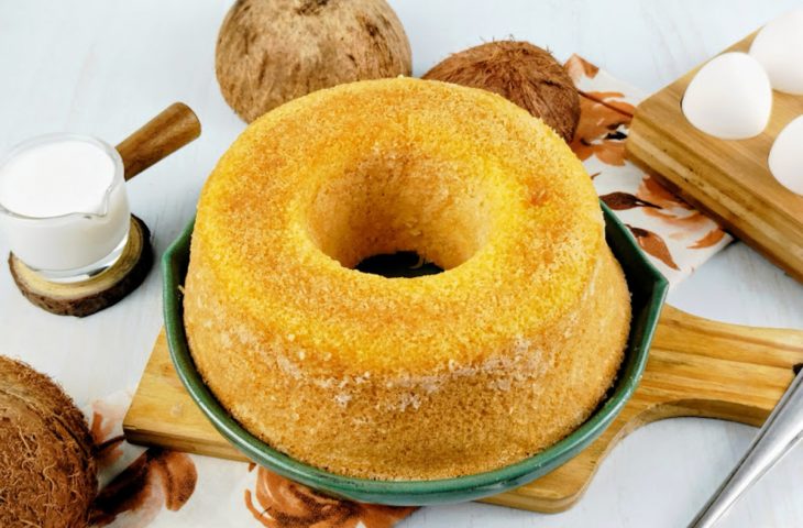 Bolo de coco fit