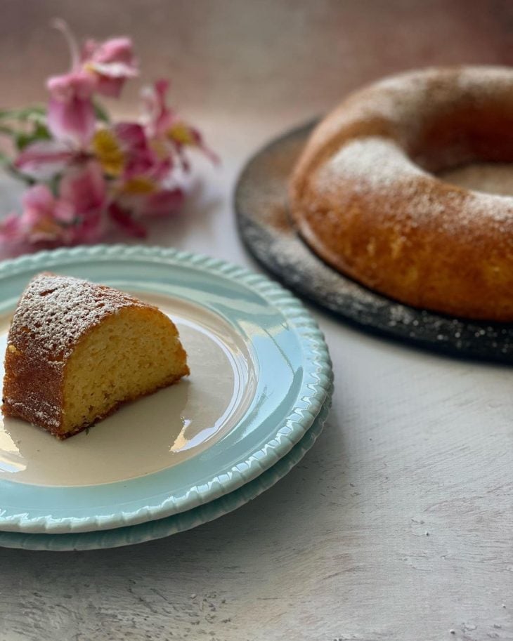 Bolo de cuscuz sem glúten