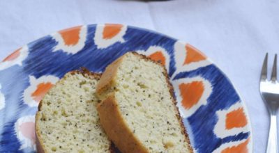 Bolo de Earl Grey com iogurte
