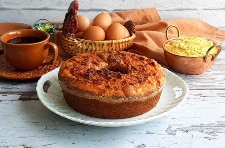 Bolo de farinha de milho