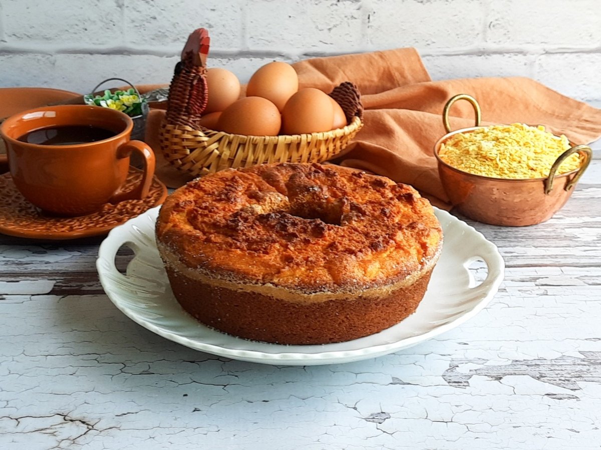 Bolo de farinha de milho