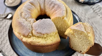 Bolo de farinha de trigo com maizena