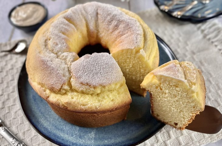 Bolo de farinha de trigo com maizena