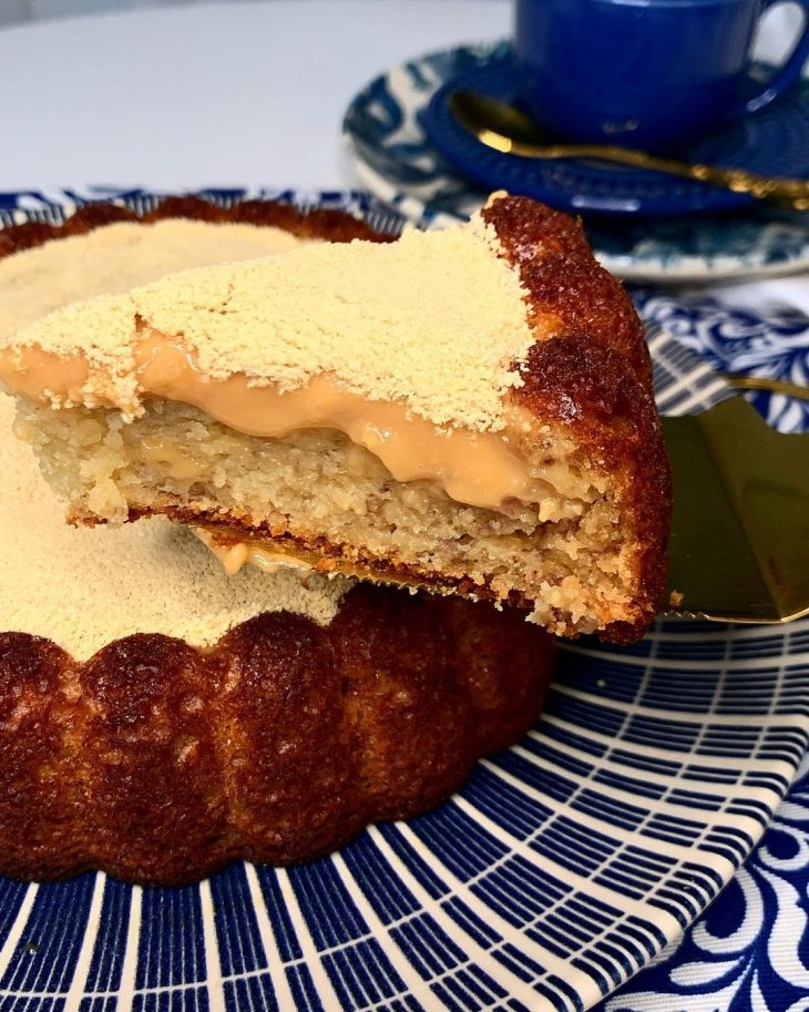 Bolo de Farinha Láctea com banana