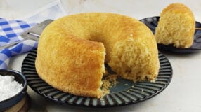 Bolo de fécula de mandioca