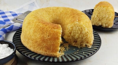 Bolo de fécula de mandioca
