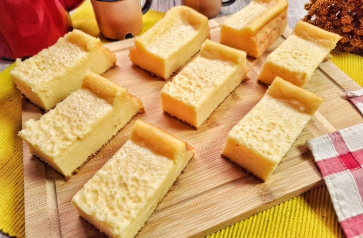 Bolo de flocão cremoso