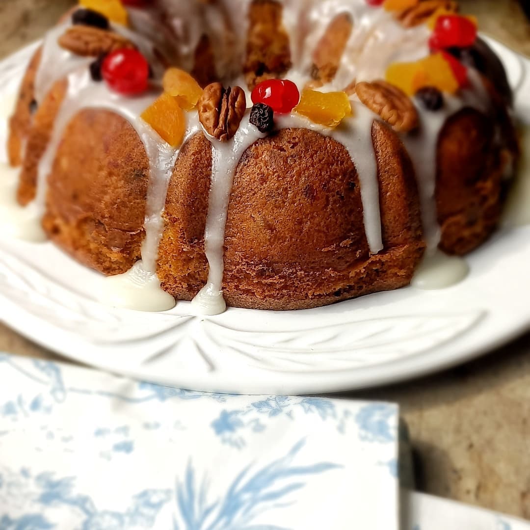 Bolo de frutas de Natal Bolo de frutas de Natal