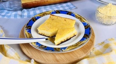 Bolo de fubá cremoso fácil