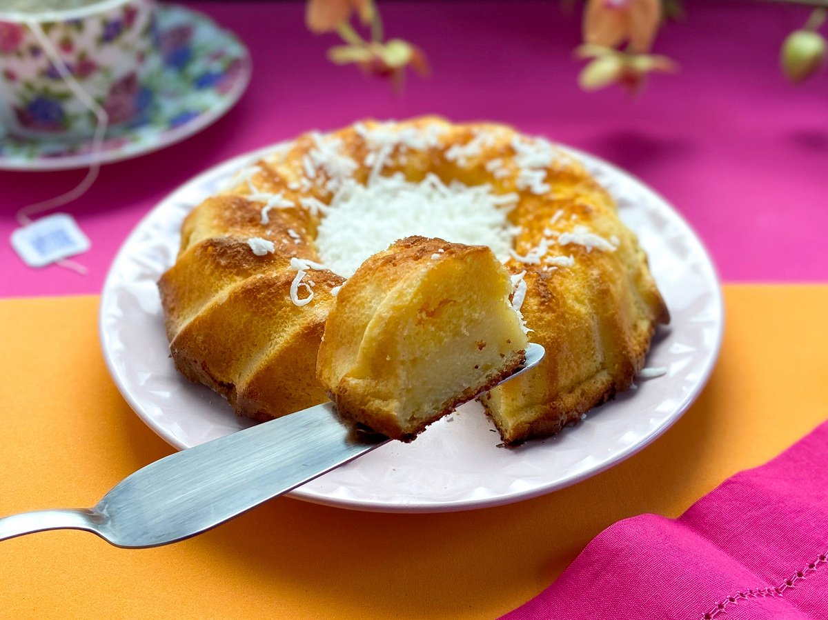 Bolo de Fubá na Airfryer - C K N J