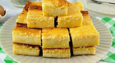 Bolo de fubá cremoso simples e rápido