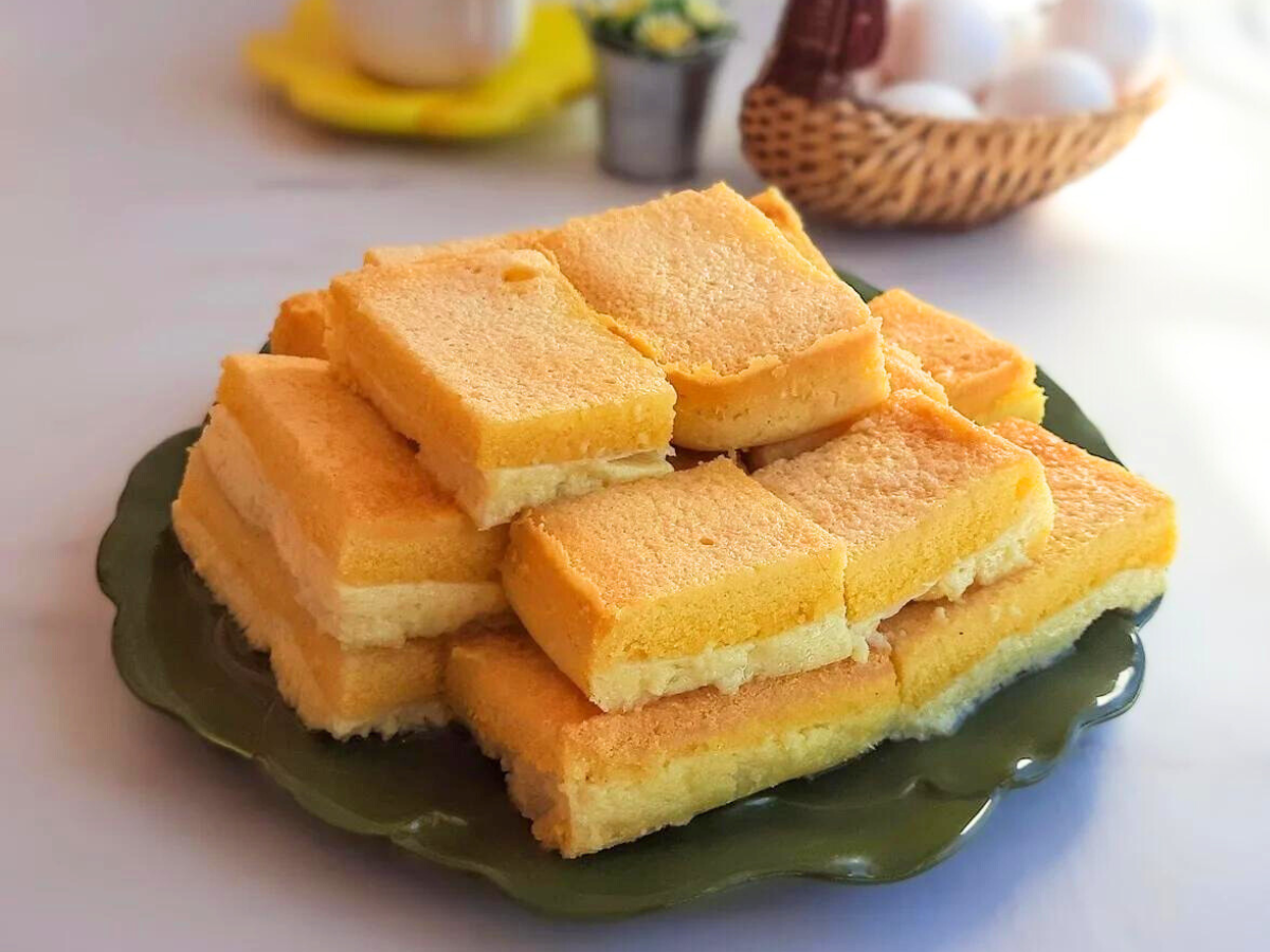 Bolo de fubá cremoso tradicional