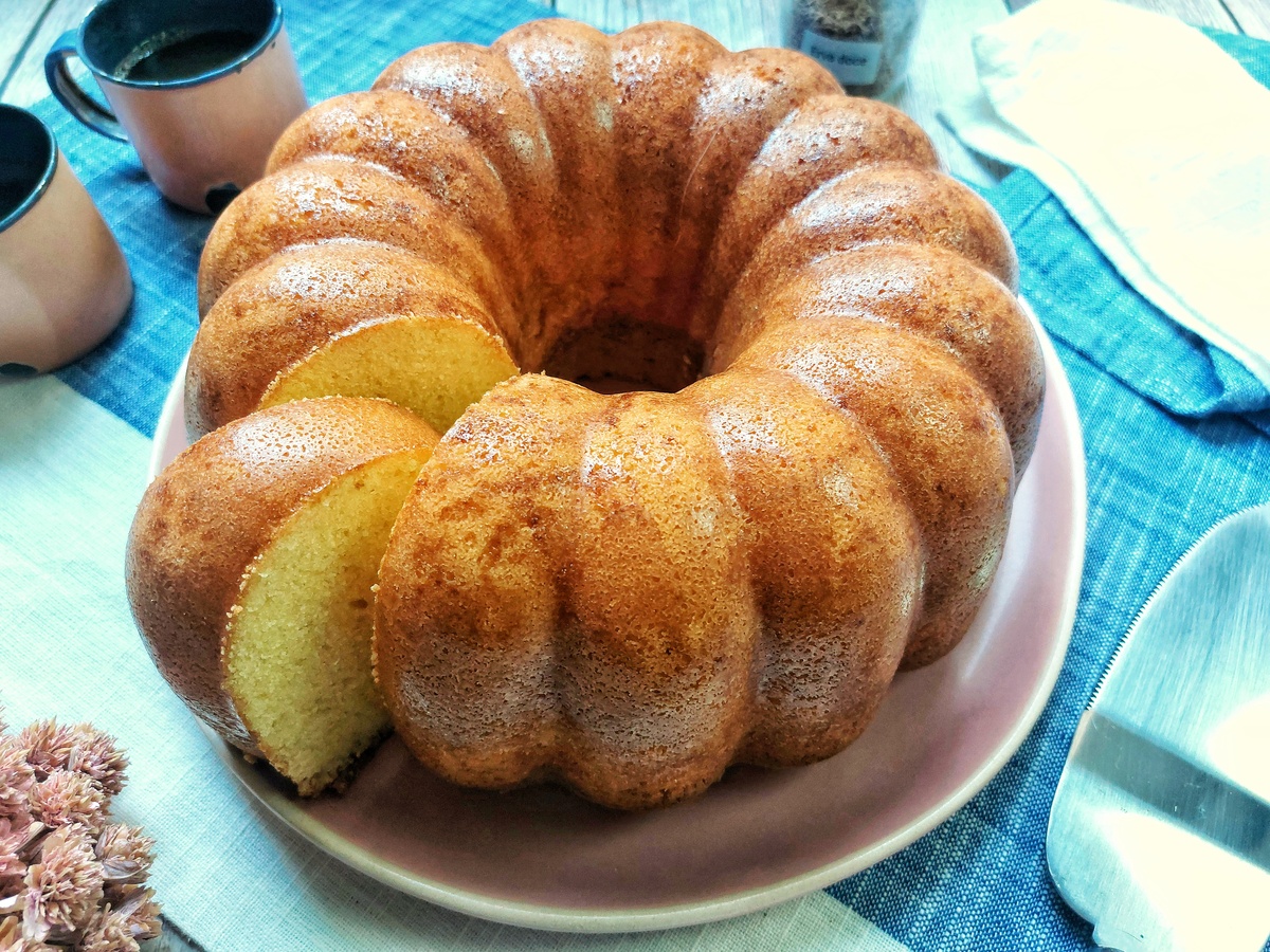 Bolo de fubá fofinho da vovó