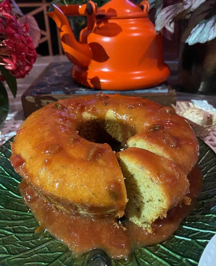 Bolo de fubá low carb