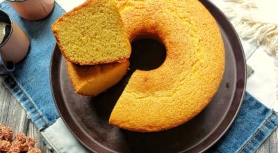 Bolo de fubá mimoso