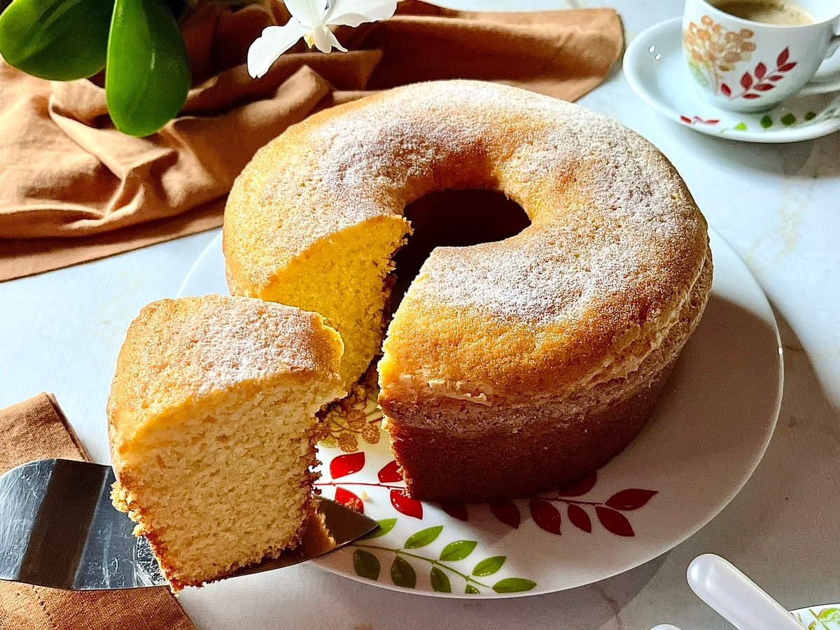 Bolo de fubá simples e fácil