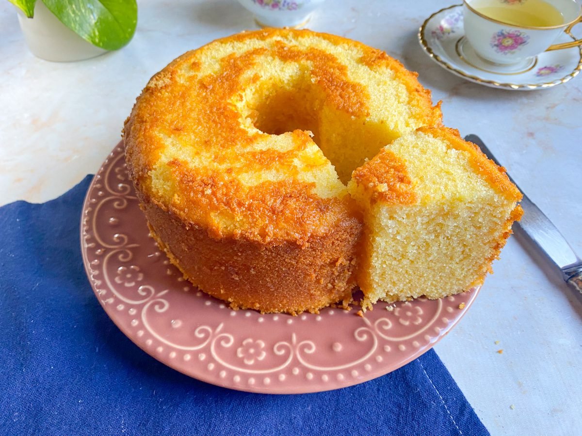 Bolo de fubá simples e rápido