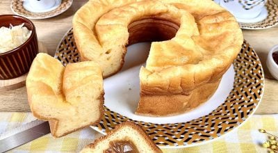Bolo de goma de liquidificador